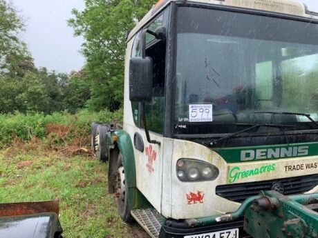 2004 Dennis Elite 6x2 Midlift Chassis Cab