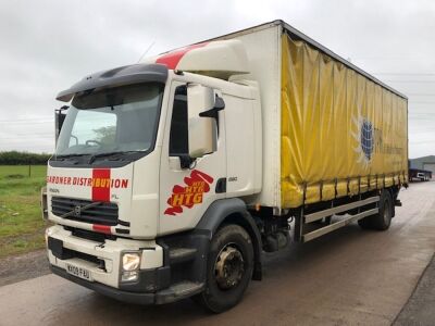 2009 Volvo FL280 4x2 Curtainside Rigid