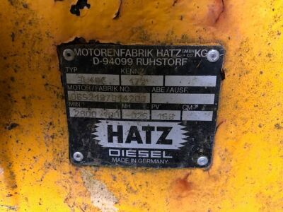 Hatz 3 CYL Diesel Engine & Hydraulic Pump - 3