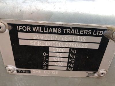 Ifor Williams Type 2Hb GD126 - 6