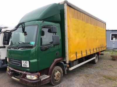 2010 DAF LF 45-160 4x2 Curtainside Rigid