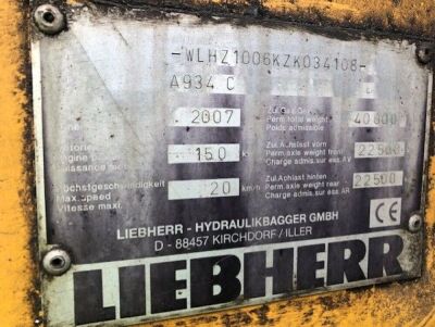 2007 Liebherr A934C Wheeled Scrap Handler - 13