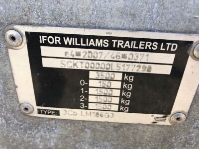 Ifor Williams 18ft Triaxlwe Dropside Drawbar Trailer - 4