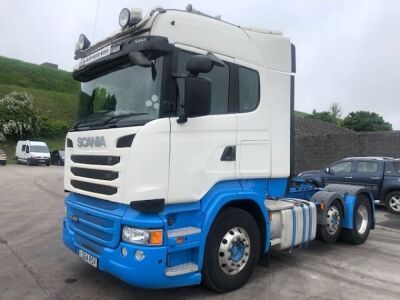 2014 Scania R490 6x2 Mini Mid Lift Tractor Unit