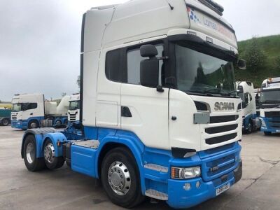 2016 Scania R580.V8 6x2 Mini Mid Lift Tractor Unit