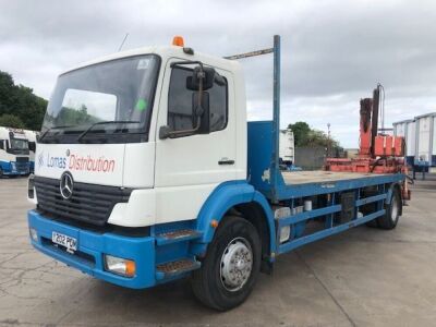 2001 Mercedes 1823 4x2 Rigid Crane Flat - 2