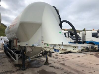 2008 Feldbinder Triaxle 50m³ 3 Pot Tanker Trailer - 2