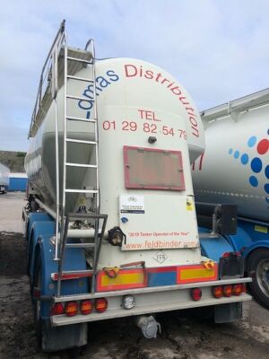 2011 Feldbinder Triaxle 43m³ 3 Pot Tanker Trailer - 8