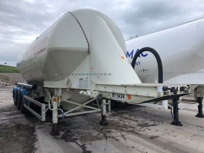 2013 Feldbinder Triaxle 36m³ 2 Pot Tanker Trailer