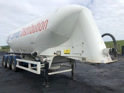 2013 Spitzer Triaxle 37m³ 2 Pot Tanker Trailer