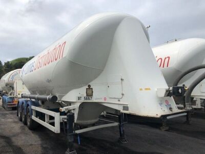 2013 Spitzer Triaxle 37m³ 2 Pot Tanker Trailer