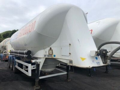 2013 Spitzer Triaxle 37m³ 2 Pot Tanker Trailer