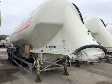 2008 Feldbinder Triaxle 50m³ 3 Pot Tanker Trailer