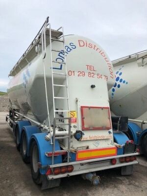 2008 Feldbinder Triaxle 50m³ 3 Pot Tanker Trailer - 7