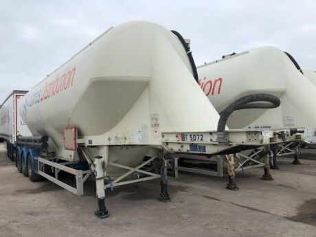 2007 Feldbinder Triaxle 50m³ 3 Pot Tanker Trailer