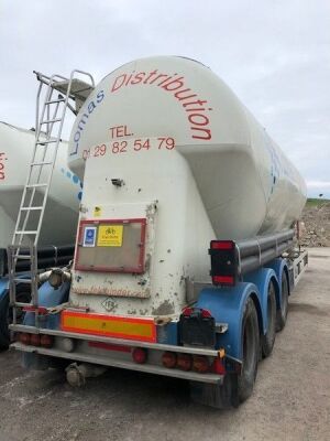 2007 Feldbinder Triaxle 50m³ 3 Pot Tanker Trailer - 3