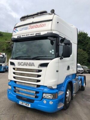 2017 Scania R580.V8 6x2 Mini Mid Lift Tractor Unit - 3