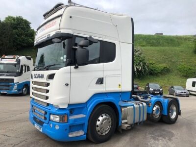 2017 Scania R580.V8 6x2 Mini Mid Lift Tractor Unit - 4