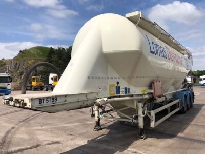 2012 Feldbinder Triaxle 50m³ 3 Pot Powder Tanker - 2