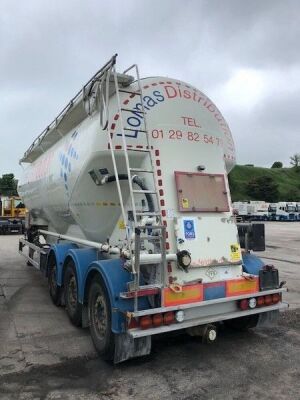 2012 Feldbinder Triaxle 50m³  3 Pot Powder Tanker - 4