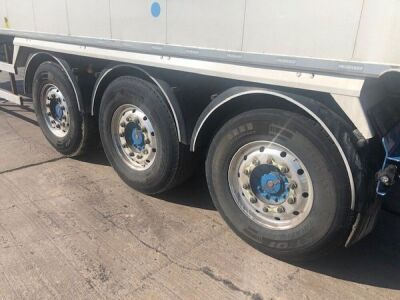 2015 Fruehauf Triaxle, Flat Side, Step Frame Alloy Tipping Trailer - 13