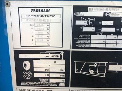 2020 Fruehauf Triaxle Alloy Tipping Trailer - 12