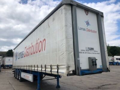 2018 Tiger Triaxle Curtainside Trailer