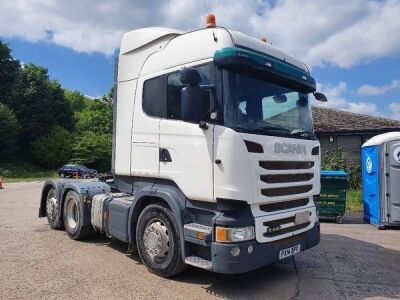 2014 Scania R440 6x2 Rear Lift Tractor Unit