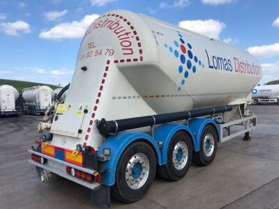 2013 Feldbinder Triaxle 36m³, 2 Pot Powder Tanker - 3