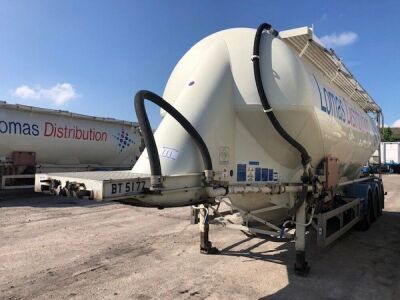 2011 Feldbinder Triaxle 43m³ 3 Pot Tanker Trailer