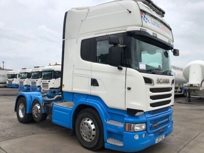 2017 Scania R580 V8 6x2 Mini Mid Lift Tractor Unit