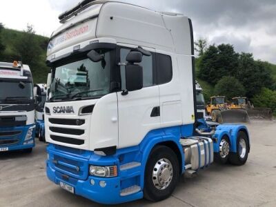 2017 Scania R580 V8 6x2 Mini Mid Lift Tractor Unit  - 5