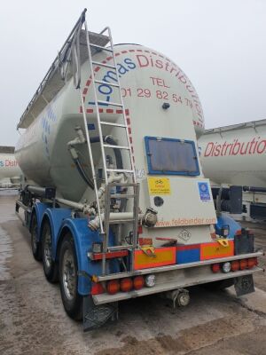 2016 Feldbinder Triaxle 40m³ 2 Pot Powder Tanker  - 4