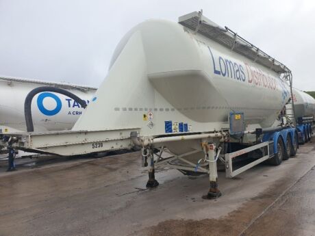 2013 Feldbinder Triaxle 40m³ 2 Pot Powder Tanker 