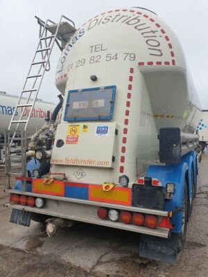 2013 Feldbinder Triaxle 40m³ 2 Pot Powder Tanker  - 11