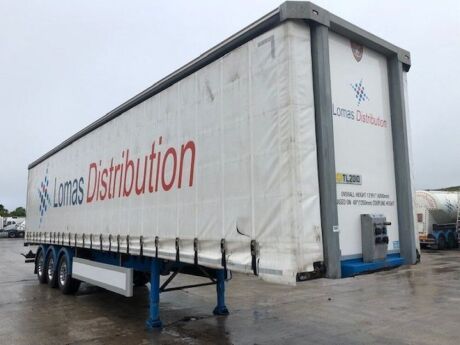 2018 Tiger Triaxle Curtainside Trailer