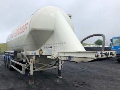 2016 Feldbinder Triaxle 40m³ 2 Pot Powder Tanker 