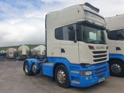 2017 Scania R580  6x2 Mini Mid Lift Tractor Unit