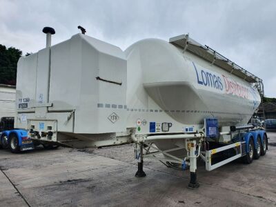 2018 Feldbinder Triaxle 40m³ 2 Pot Powder Tanker