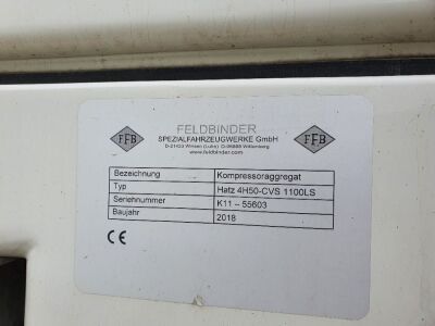 2018 Feldbinder Triaxle 40m³ 2 Pot Powder Tanker - 6