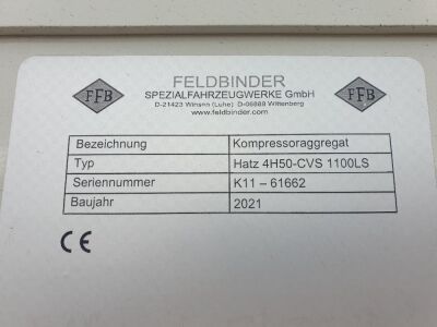 2021 Feldbinder Triaxle 40m³ 2 Pot Powder Tanker - 20