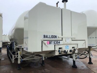 2018 Feldbinder Triaxle 40m³ 2 Pot Powder Tanker