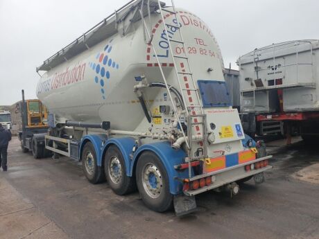 2018 Feldbinder Triaxle 40m³ 2 Pot Powder Tanker 