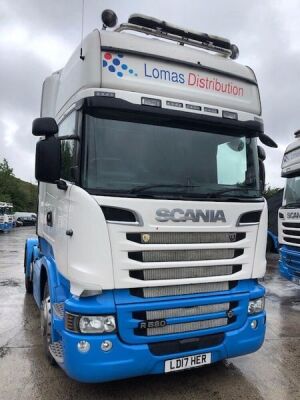 2017 SCANIA R580 V8 Topline 6x2 Mini Midlift Tractor Unit - 22