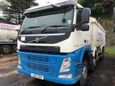 2016 VOLVO FM 460 Euro 6 8x4 Alloy Body Tipper  - 2