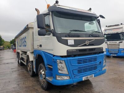 2016 VOLVO FM 460 Euro 6 8x4 Alloy Body Tipper 