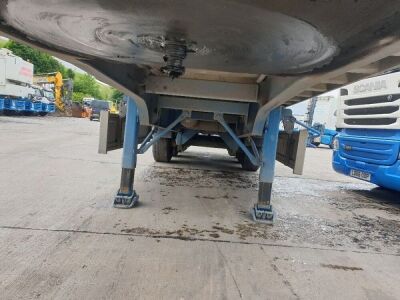 2018 Fruehauf Triaxle, Alloy Body Tipping Trailer - 9