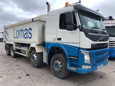 2016 VOLVO FM 460 Euro 6 8x4 Alloy Body Tipper 