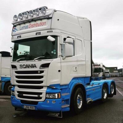 2016 SCANIA R580 V8 Topline 6x2 Rear Lift Tractor Unit