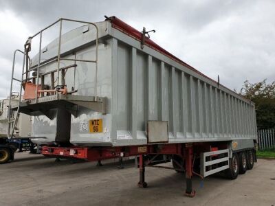 2010 Wilcox Triaxle 56yrd³ Alloy Bulk Tipping Trailer - 2